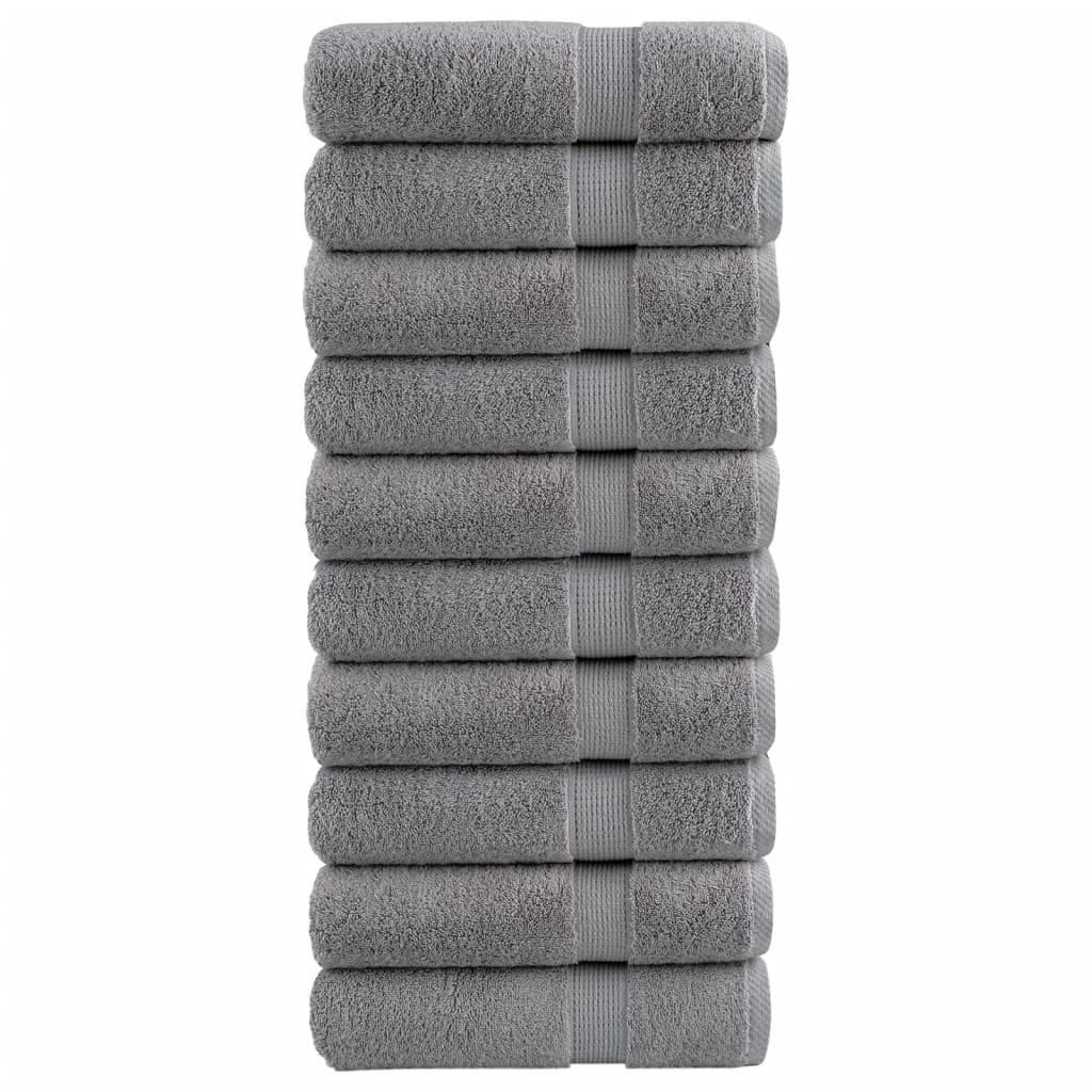 Serviettes De Qualité Supérieure Solund 2 Pcs 600 G/M² Gris