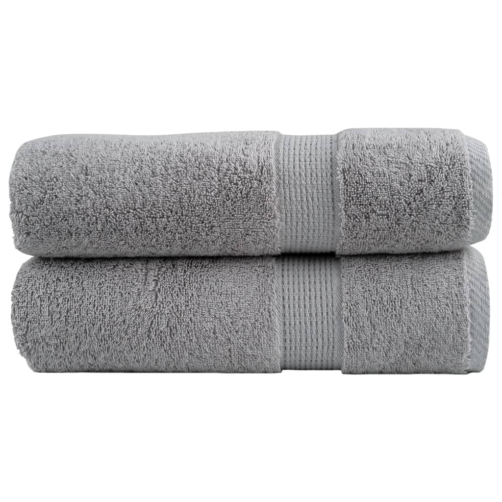 Serviettes De Qualité Supérieure Solund 2 Pcs 600 G/M² Gris