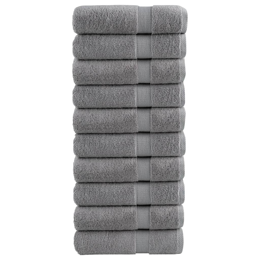 Serviettes De Qualité Supérieure Solund 2 Pcs 600 G/M² Gris