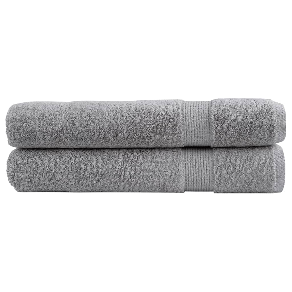 Serviettes De Qualité Supérieure Solund 2 Pcs 600 G/M² Gris