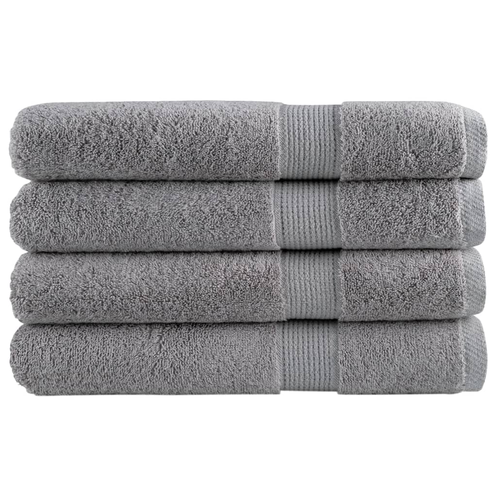 Serviettes De Qualité Supérieure Solund 2 Pcs 600 G/M² Gris