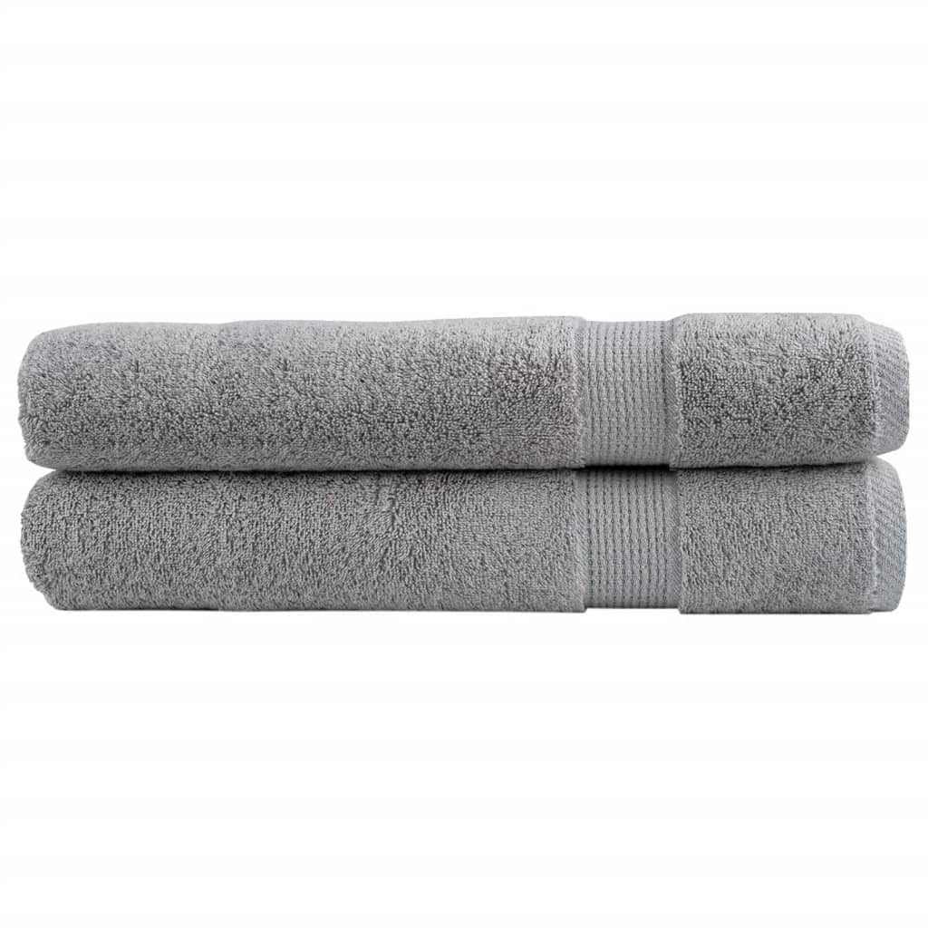 Serviettes De Qualité Supérieure Solund 2 Pcs 600 G/M² Gris