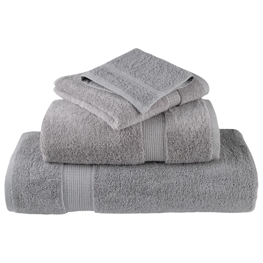 Serviettes De Qualité Supérieure Solund 2 Pcs 600 G/M² Gris