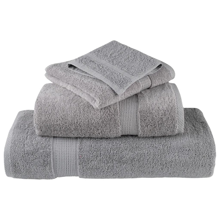 Serviettes De Qualité Supérieure Solund 2 Pcs 600 G/M² Gris