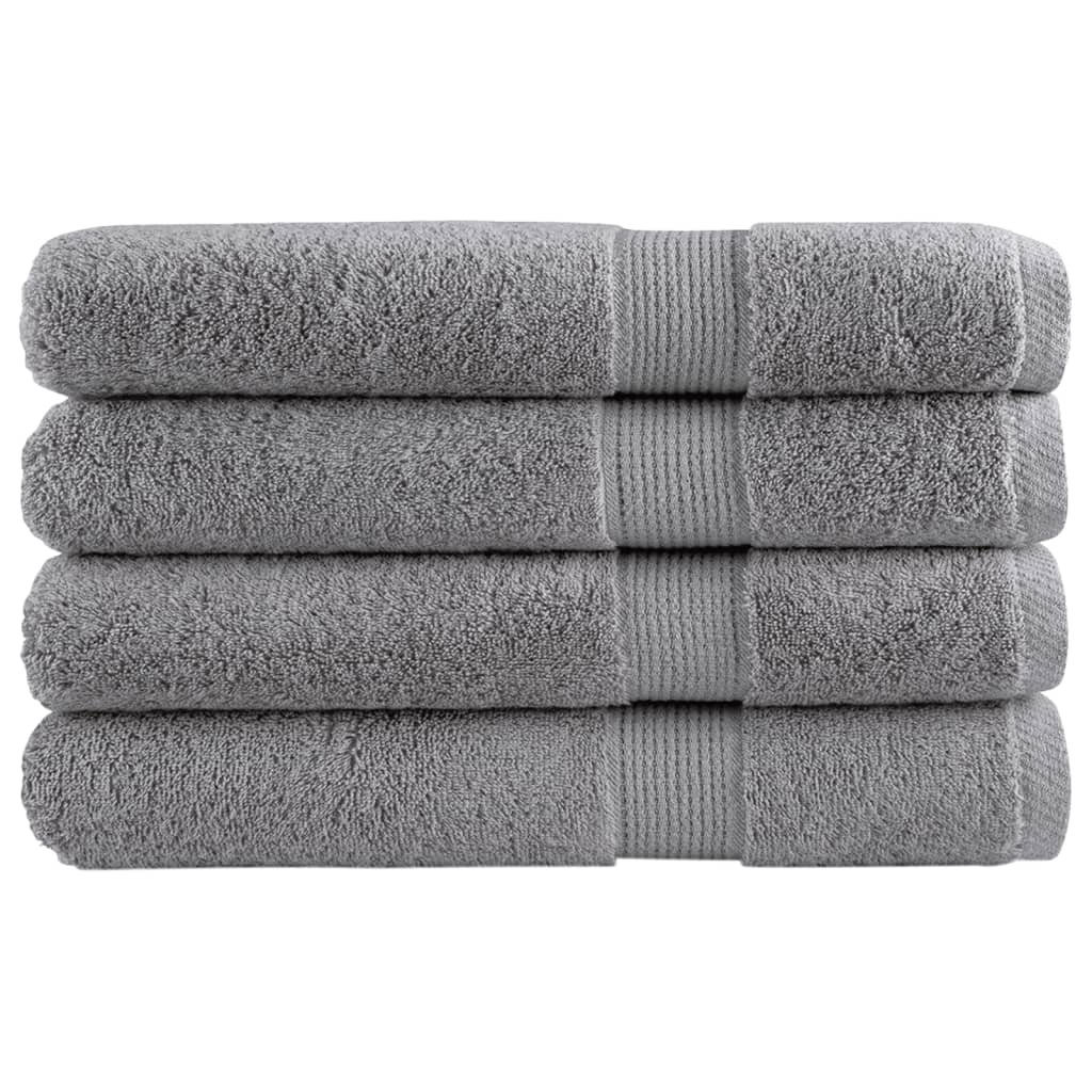 Serviettes De Qualité Supérieure Solund 2 Pcs 600 G/M² Gris
