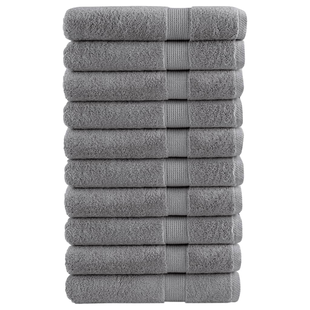 Serviettes De Qualité Supérieure Solund 2 Pcs 600 G/M² Gris