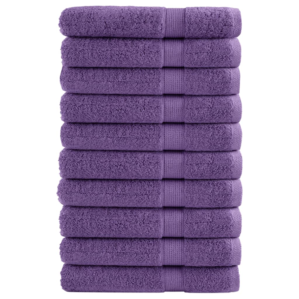 Serviettes De Qualité Supérieure Solund 10 Pcs 600 G/M² Violet