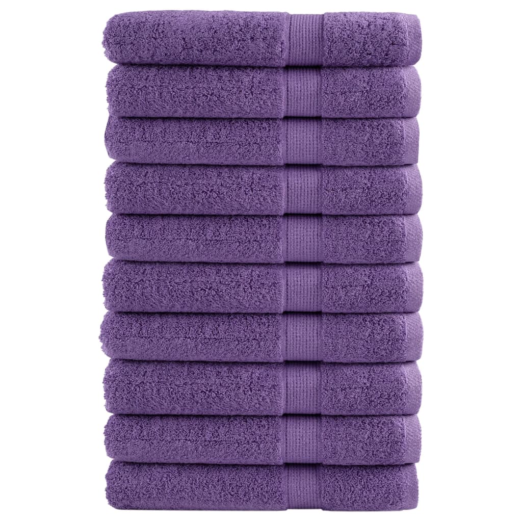 Serviettes De Qualité Supérieure Solund 10 Pcs 600 G/M² Violet