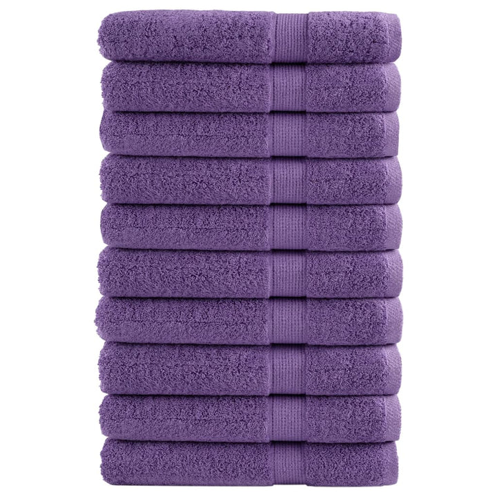 Serviettes De Qualité Supérieure Solund 10 Pcs 600 G/M² Violet