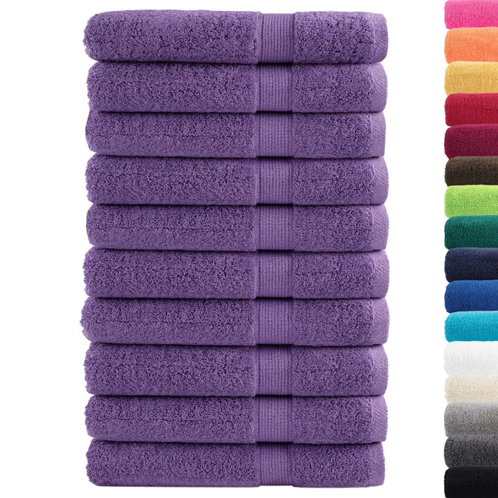 Serviettes De Qualité Supérieure Solund 10 Pcs 600 G/M² Violet