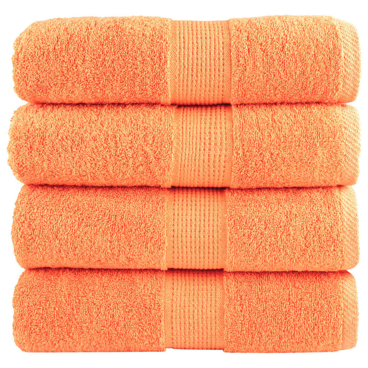 Serviettes De Sauna De Qualité Supérieure Solund 4 Pcs Orange