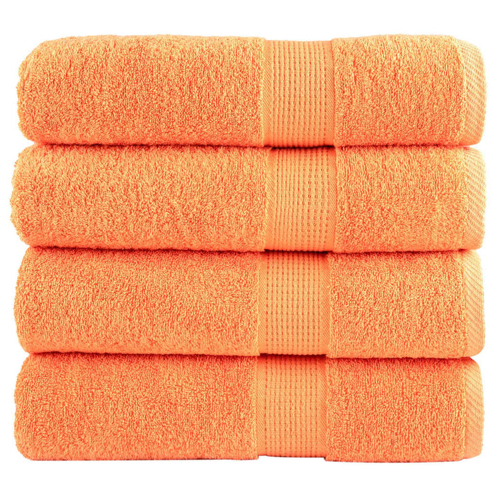 Serviettes De Sauna De Qualité Supérieure Solund 4 Pcs Orange