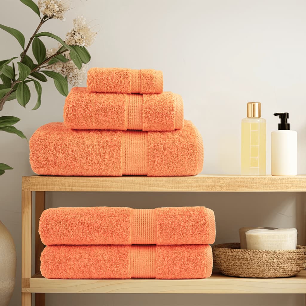 Serviettes De Sauna De Qualité Supérieure Solund 4 Pcs Orange