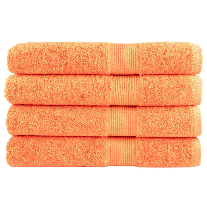 Serviettes De Sauna De Qualité Supérieure Solund 4 Pcs Orange