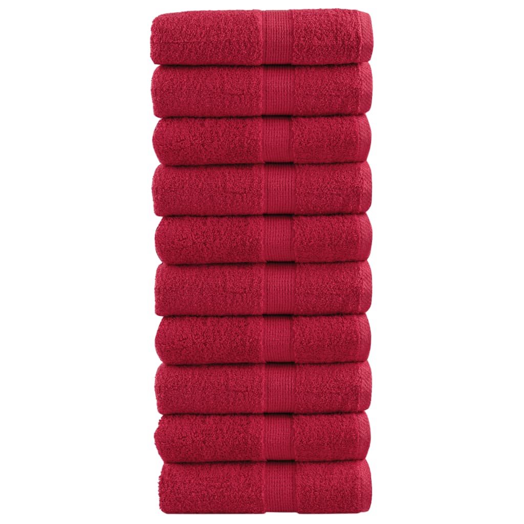 Serviettes De Sauna De Qualité Supérieure Solund 2 Pcs Rouge