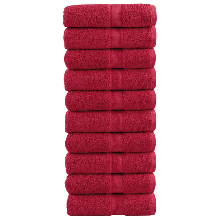 Serviettes De Sauna De Qualité Supérieure Solund 2 Pcs Rouge