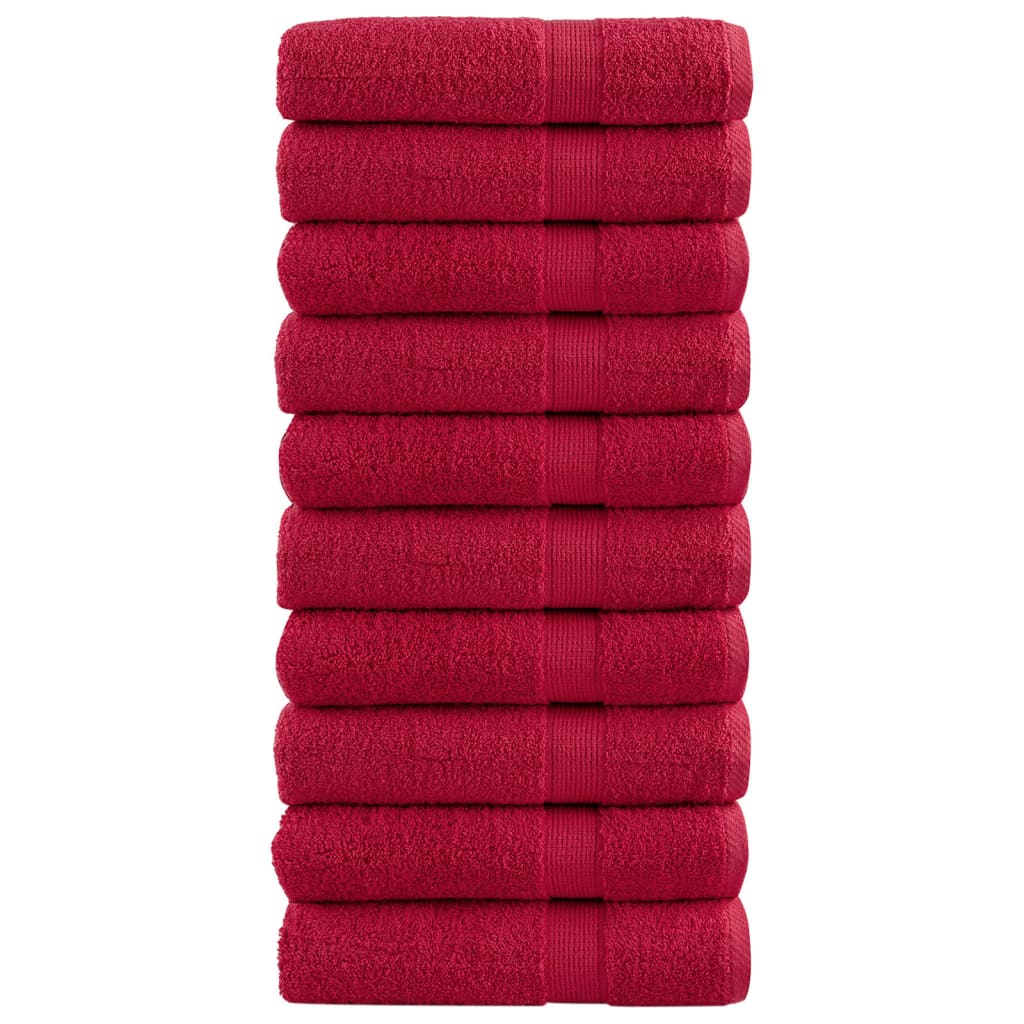 Serviettes De Sauna De Qualité Supérieure Solund 2 Pcs Rouge