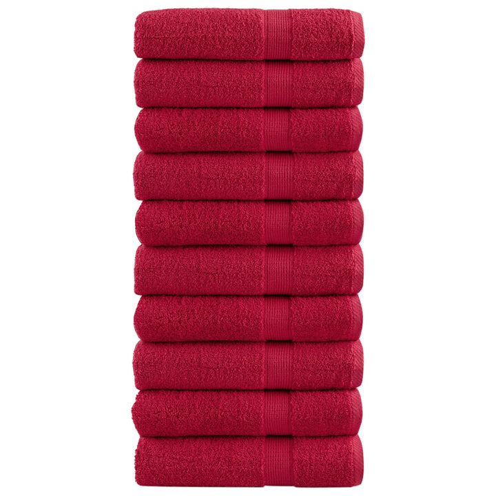 Serviettes De Sauna De Qualité Supérieure Solund 2 Pcs Rouge