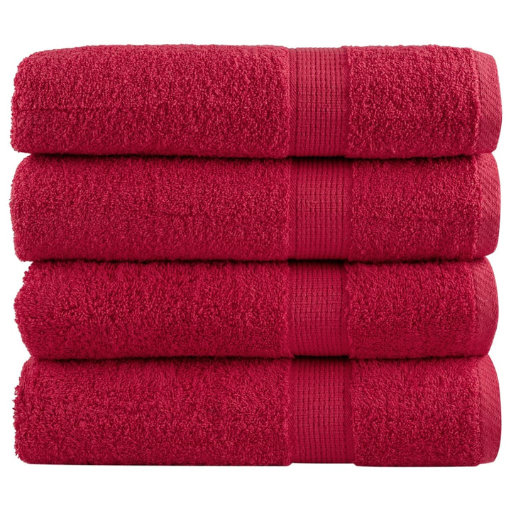 Serviettes De Sauna De Qualité Supérieure Solund 2 Pcs Rouge
