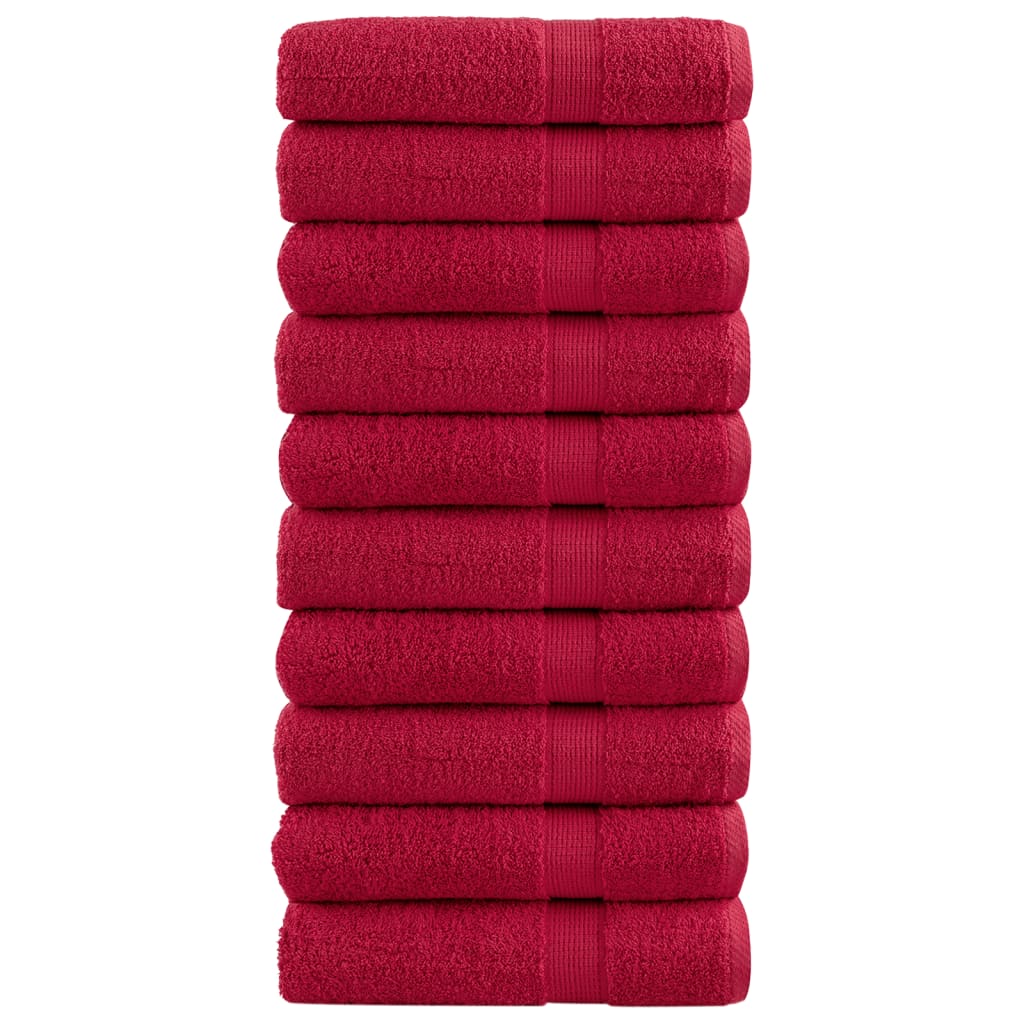 Serviettes De Sauna De Qualité Supérieure Solund 2 Pcs Rouge