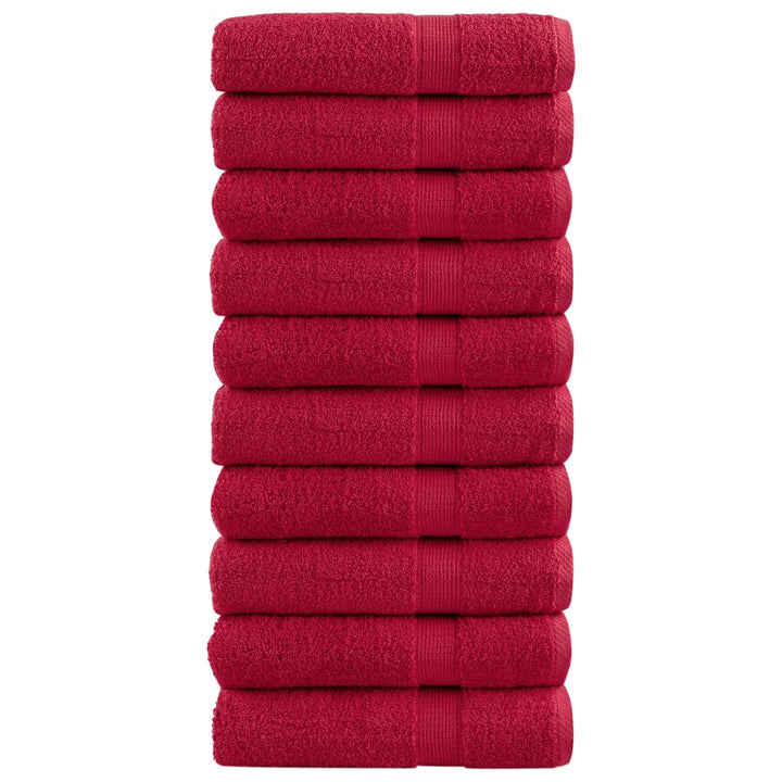 Serviettes De Sauna De Qualité Supérieure Solund 2 Pcs Rouge