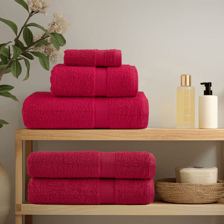 Serviettes De Sauna De Qualité Supérieure Solund 2 Pcs Rouge