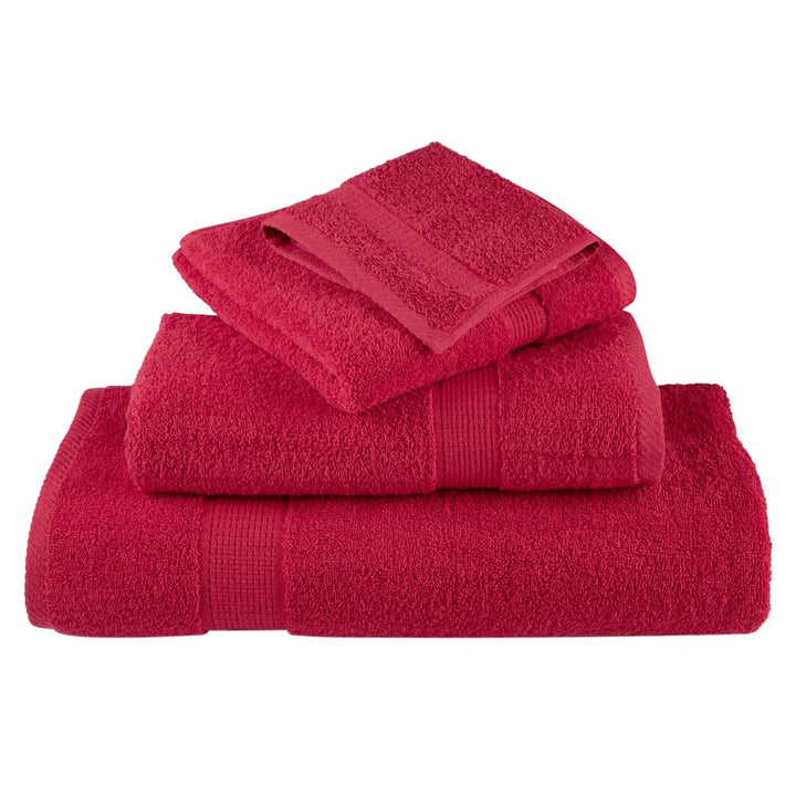 Serviettes De Sauna De Qualité Supérieure Solund 2 Pcs Rouge