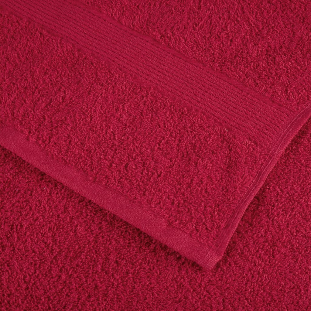 Serviettes De Sauna De Qualité Supérieure Solund 2 Pcs Rouge