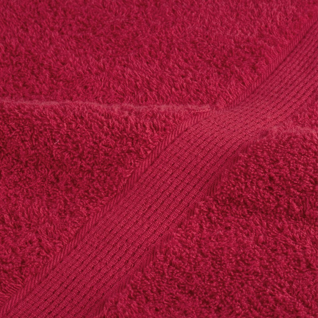 Serviettes De Sauna De Qualité Supérieure Solund 2 Pcs Rouge