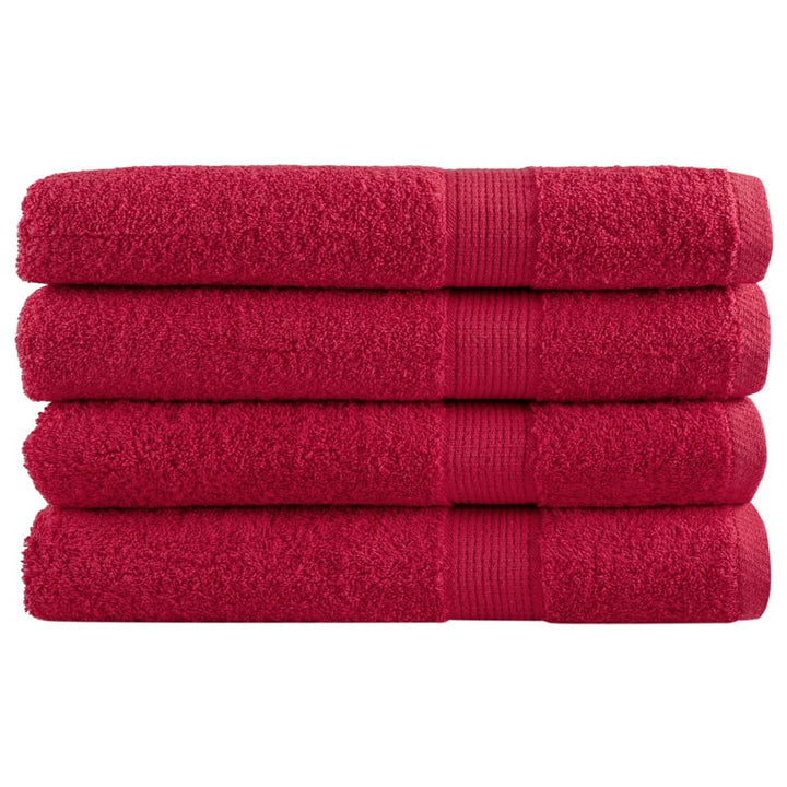 Serviettes De Sauna De Qualité Supérieure Solund 2 Pcs Rouge