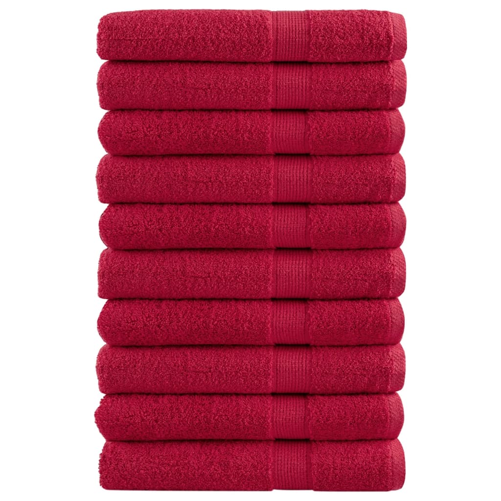 Serviettes De Sauna De Qualité Supérieure Solund 2 Pcs Rouge