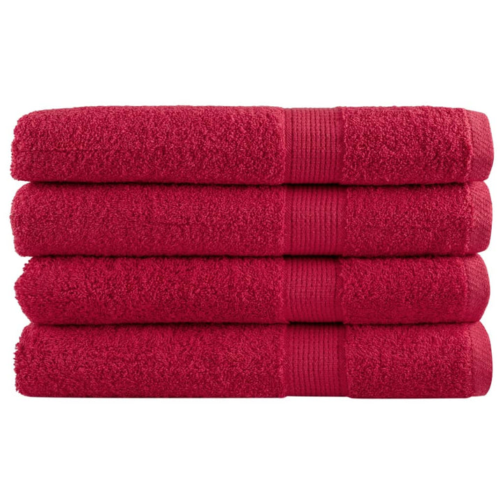 Serviettes De Sauna De Qualité Supérieure Solund 2 Pcs Rouge