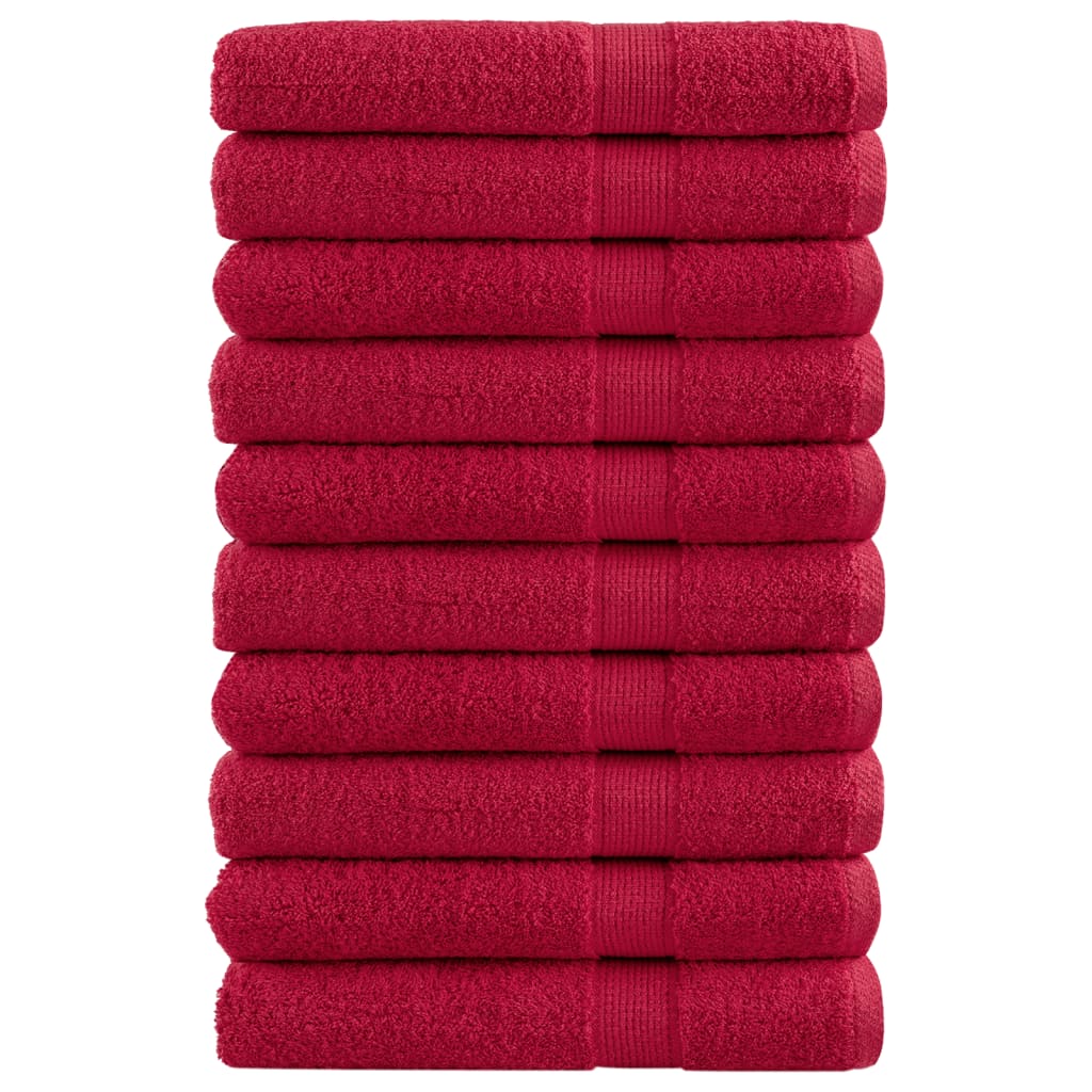 Serviettes De Sauna De Qualité Supérieure Solund 2 Pcs Rouge