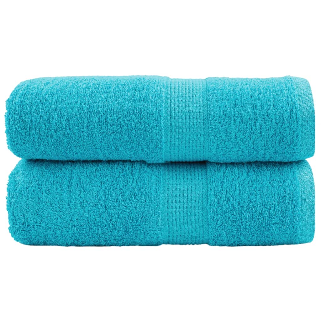 Serviettes De Douche De Qualité Supérieure Solund 10 Pcs Turquoise