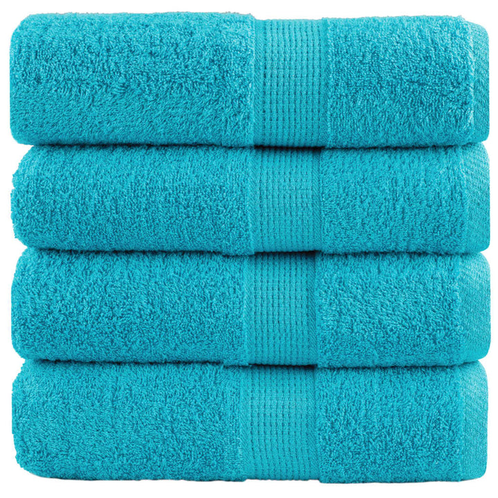 Serviettes De Douche De Qualité Supérieure Solund 10 Pcs Turquoise