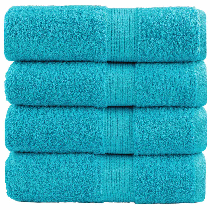 Serviettes De Douche De Qualité Supérieure Solund 10 Pcs Turquoise