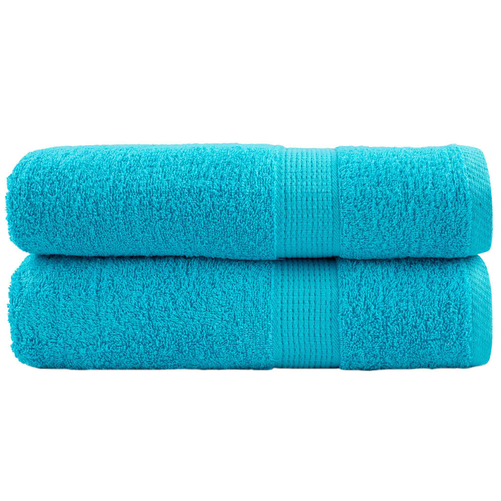 Serviettes De Douche De Qualité Supérieure Solund 10 Pcs Turquoise
