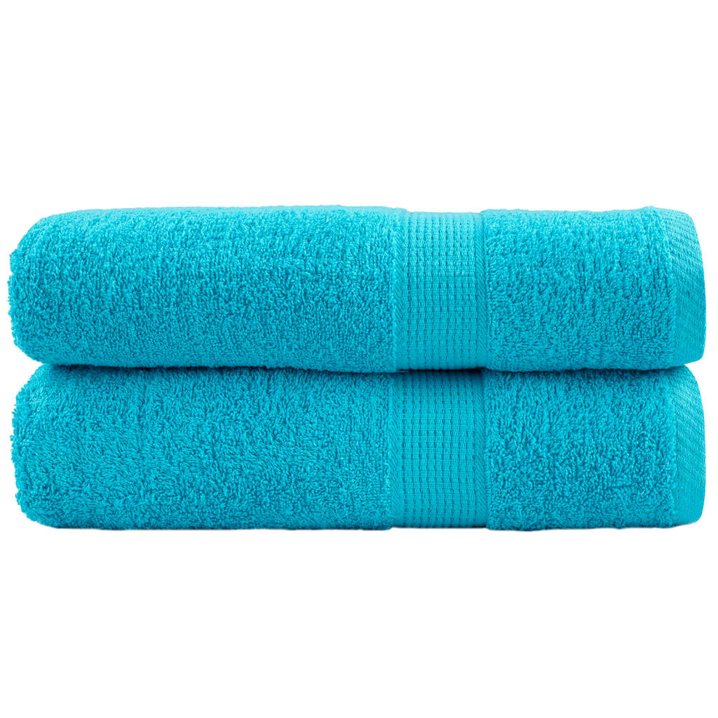 Serviettes De Douche De Qualité Supérieure Solund 10 Pcs Turquoise