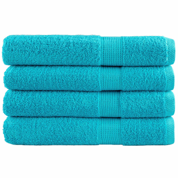 Serviettes De Douche De Qualité Supérieure Solund 10 Pcs Turquoise
