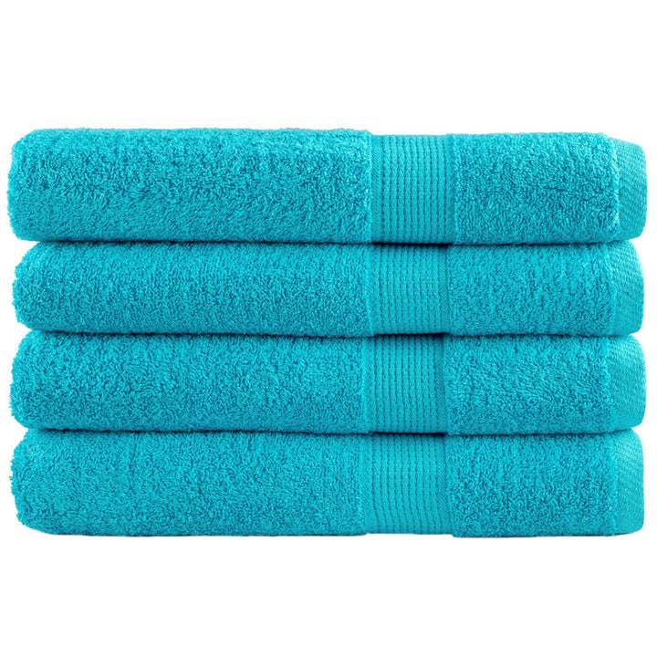 Serviettes De Douche De Qualité Supérieure Solund 10 Pcs Turquoise