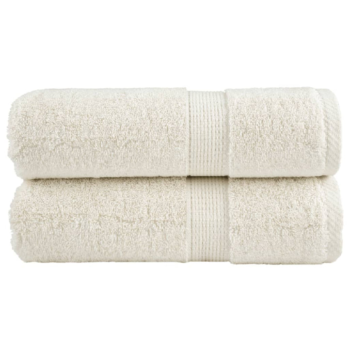 Serviettes De Bain De Qualité Supérieure Solund 10 Pcs 600G/M² Crème