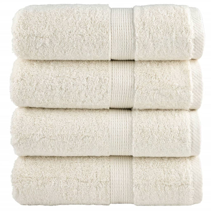 Serviettes De Bain De Qualité Supérieure Solund 10 Pcs 600G/M² Crème