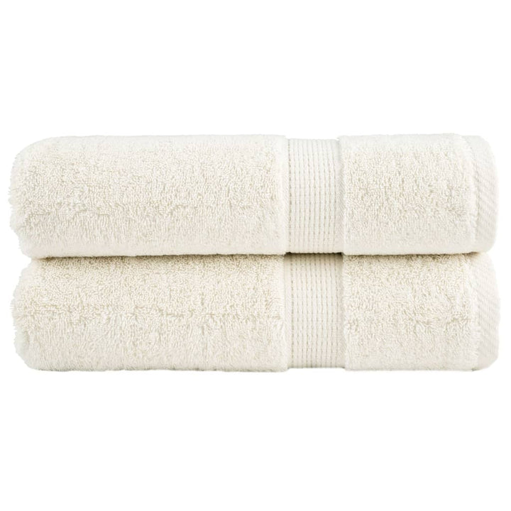 Serviettes De Bain De Qualité Supérieure Solund 10 Pcs 600G/M² Crème