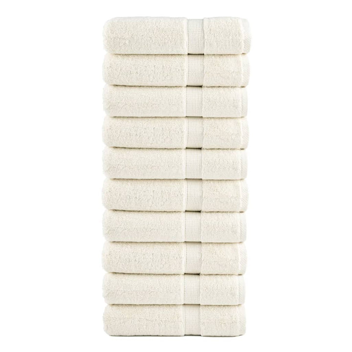Serviettes De Bain De Qualité Supérieure Solund 10 Pcs 600G/M² Crème