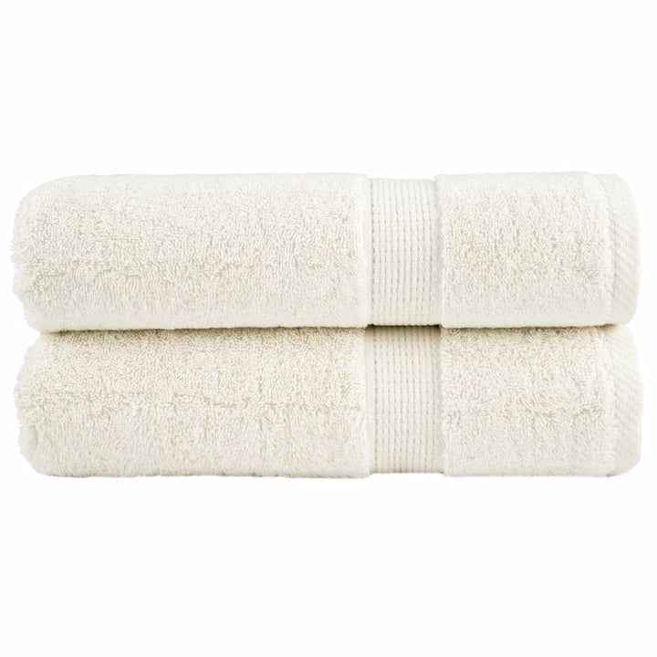 Serviettes De Bain De Qualité Supérieure Solund 10 Pcs 600G/M² Crème