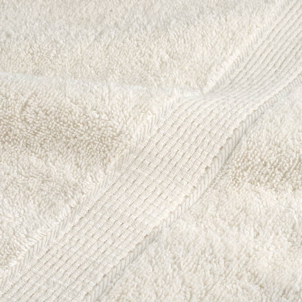 Serviettes De Bain De Qualité Supérieure Solund 10 Pcs 600G/M² Crème