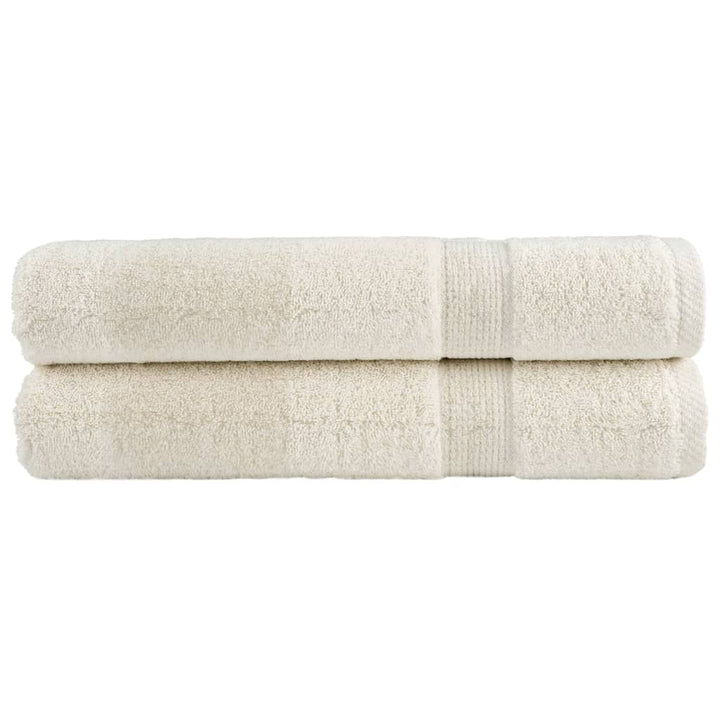 Serviettes De Bain De Qualité Supérieure Solund 10 Pcs 600G/M² Crème
