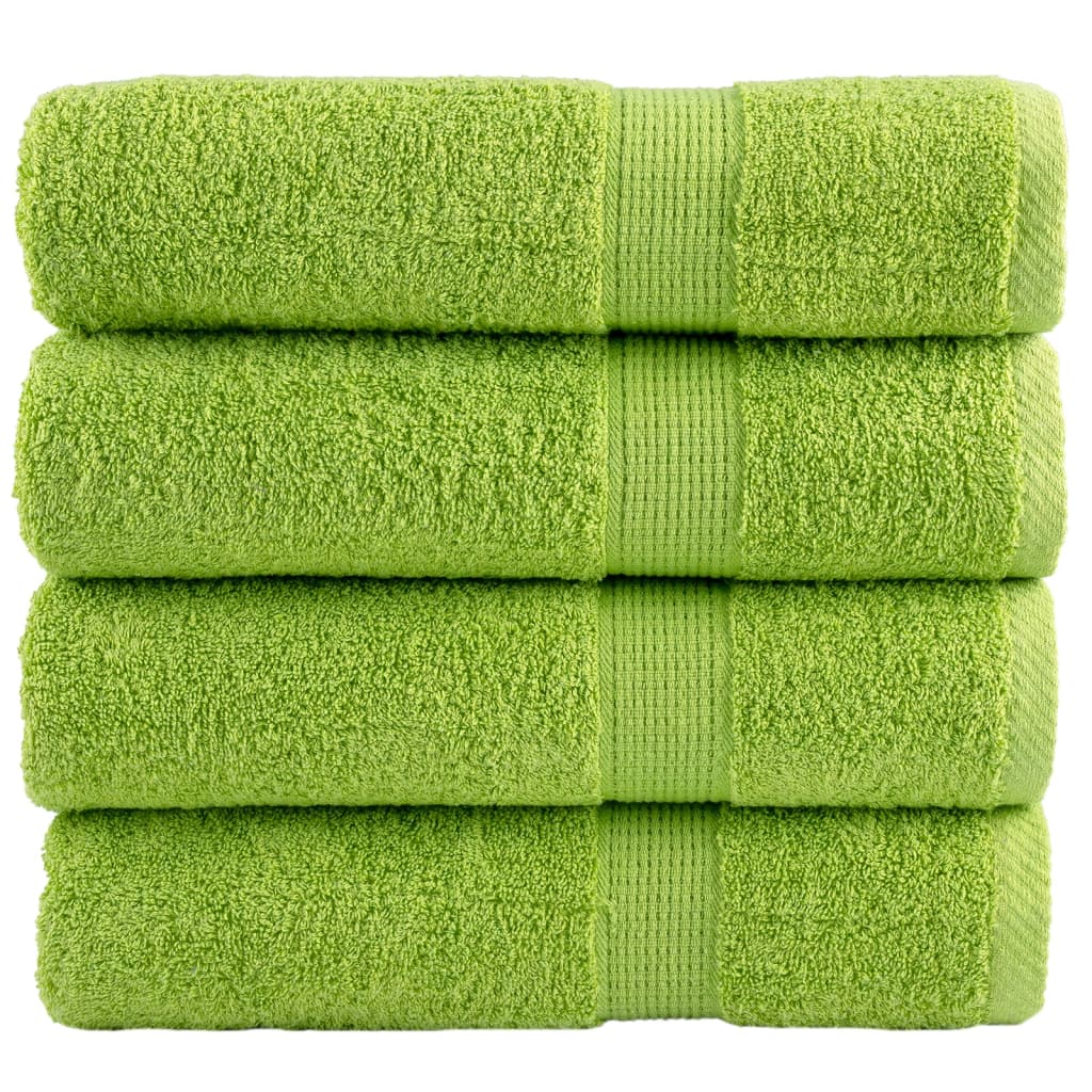 Essuie-Mains De Qualité Supérieure Solund 4 Pcs Vert Pomme Pomme Verte