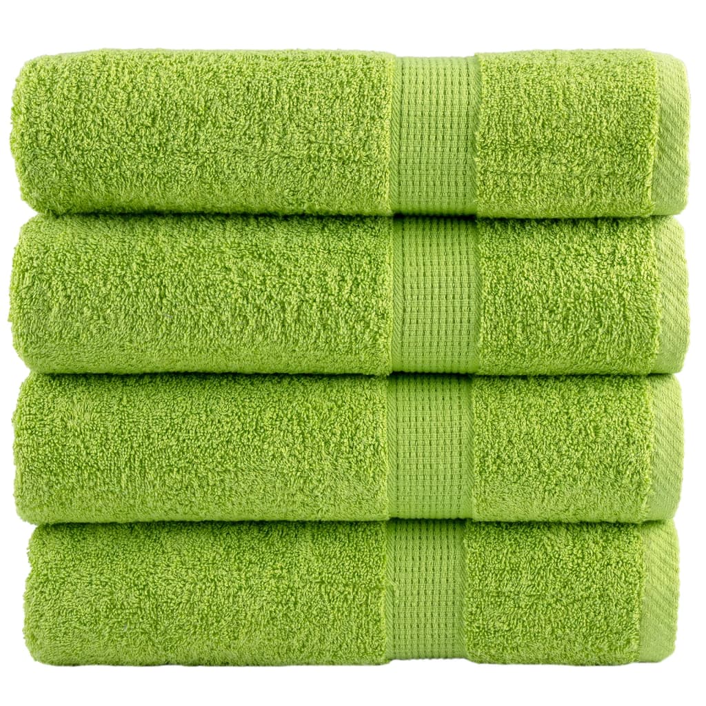 Essuie-Mains De Qualité Supérieure Solund 4 Pcs Vert Pomme Pomme Verte