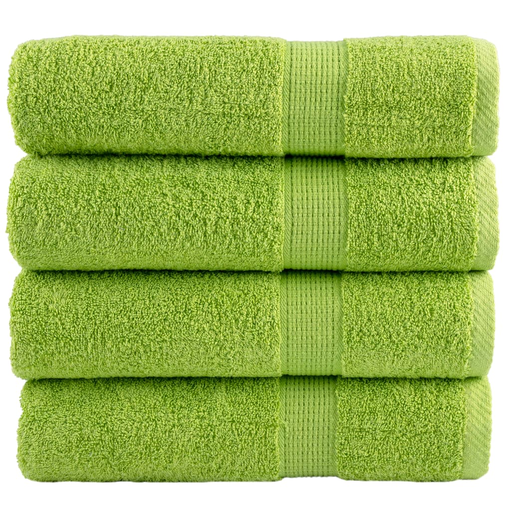 Essuie-Mains De Qualité Supérieure Solund 4 Pcs Vert Pomme Pomme Verte